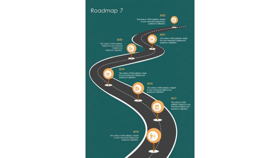 Roadmap Brand Collaboration Proposal Template One Pager Sample Example Document