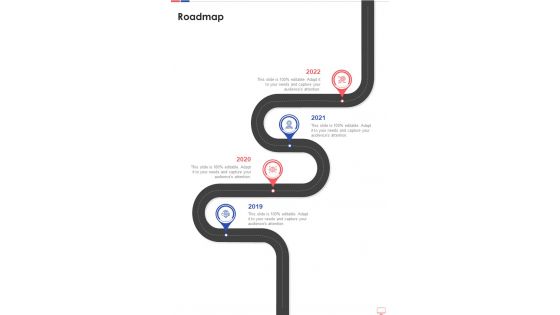 Roadmap Computer Operating System Upgrade Proposal One Pager Sample Example Document