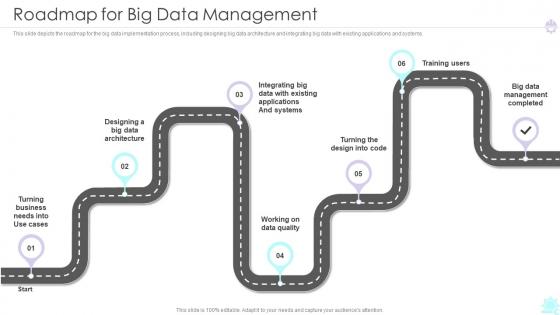 Roadmap For Big Data Management Ppt Summary