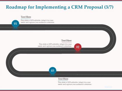 Roadmap for implementing a crm proposal r72 ppt powerpoint presentation icon picture