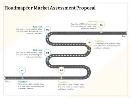 Roadmap for market assessment proposal ppt powerpoint presentation gallery infographic