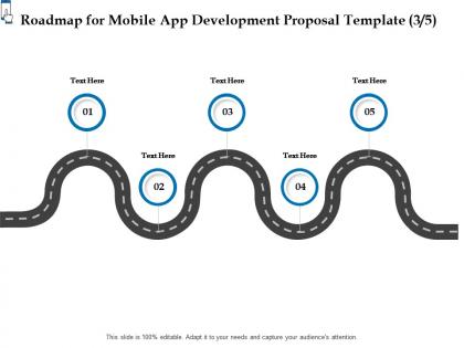 Roadmap for mobile app development proposal template l1551 ppt powerpoint styles