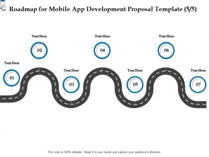 Roadmap for mobile app development proposal template l1553 ppt powerpoint good