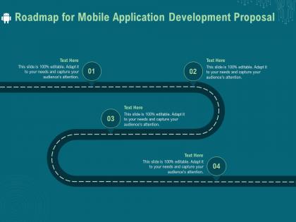 Roadmap for mobile application development proposal ppt example file