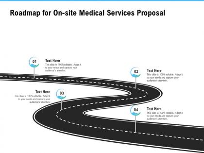 Roadmap for on site medical services proposal ppt powerpoint presentation styles
