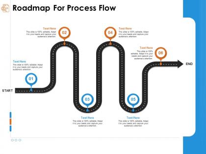 Roadmap for process flow audiences attention ppt powerpoint presentation background designs