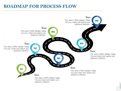 Roadmap for process flow c1006 ppt powerpoint presentation ideas examples