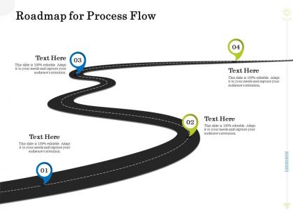 Roadmap for process flow clean production innovation ppt professional backgrounds