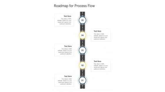 Roadmap For Process Flow Cleaning Services Proposal One Pager Sample Example Document