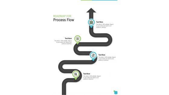Roadmap For Process Flow Lawn And Landscape Services Proposal One Pager Sample Example Document