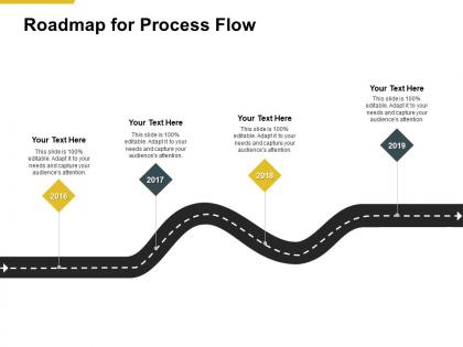 Roadmap for process flow timeline ppt powerpoint presentation pictures aids