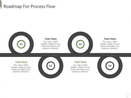 Roadmap for process flow tools professional scrum master it ppt summary background