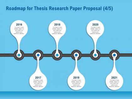 Roadmap for thesis research paper proposal r162 ppt file brochure