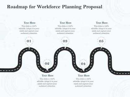 Roadmap for workforce planning proposal ppt powerpoint presentation icon