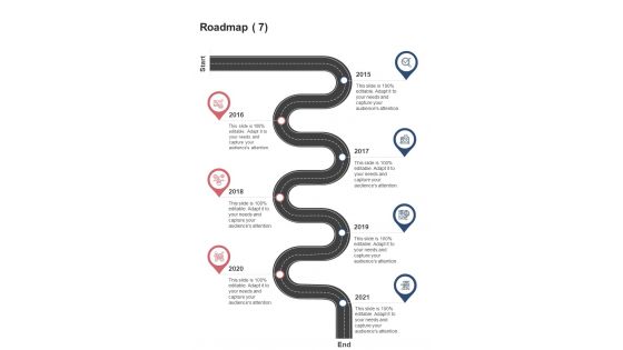Roadmap Human Resource Outsourcing Services Proposal One Pager Sample Example Document