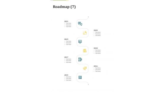 Roadmap Marketing And Its Future Metrics Proposal One Pager Sample Example Document