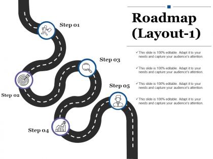 Roadmap powerpoint slide presentation sample
