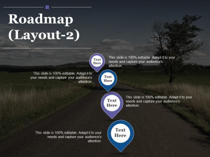 Roadmap ppt infographic template