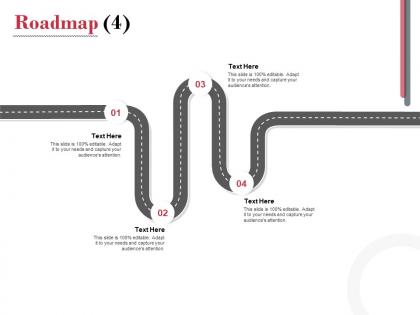 Roadmap process a1116 ppt powerpoint presentation outline file formats