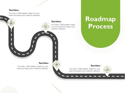 Roadmap process audiences attention editable ppt powerpoint presentation example file