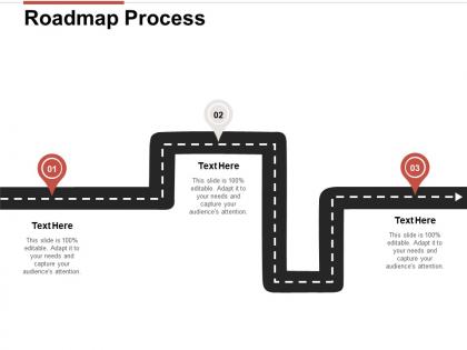 Roadmap process l112 ppt powerpoint presentation slides images