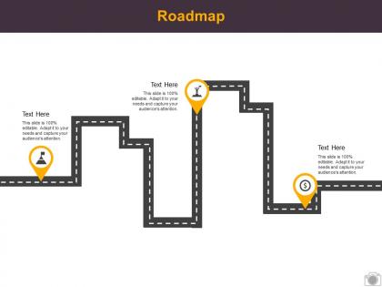 Roadmap process three l522 ppt powerpoint presentation professional show