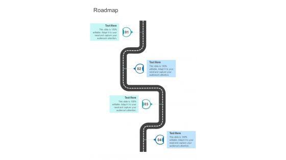 Roadmap Proposal Offer Request One Pager Sample Example Document