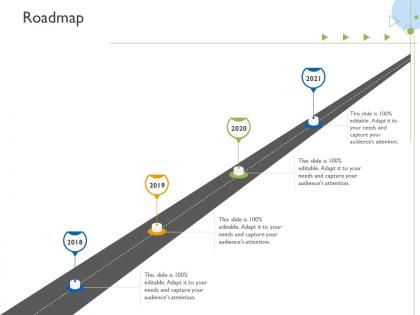 Roadmap raise funds initial currency offering ppt infographic template slides