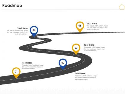 Roadmap real estate marketing plan ppt designs
