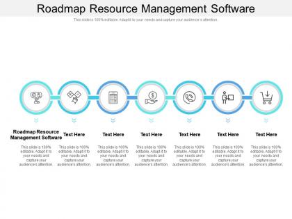 Roadmap resource management software ppt powerpoint outline slide cpb