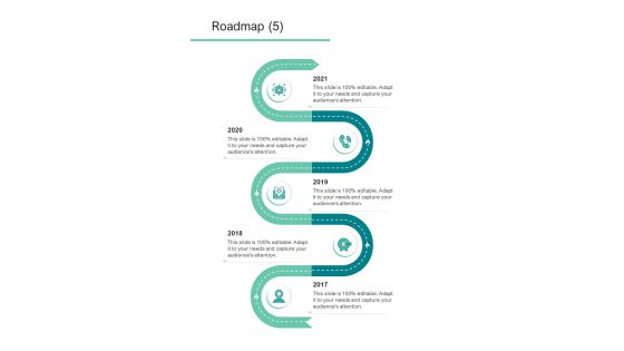 Roadmap Solar Proposal Template One Pager Sample Example Document