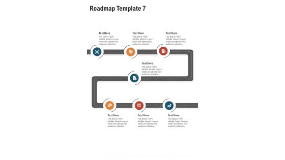Roadmap Template Commercial Proposal One Pager Sample Example Document