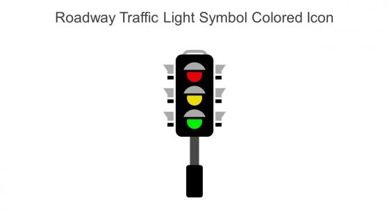 Roadway Traffic Light Symbol Colored Icon In Powerpoint Pptx Png And Editable Eps Format