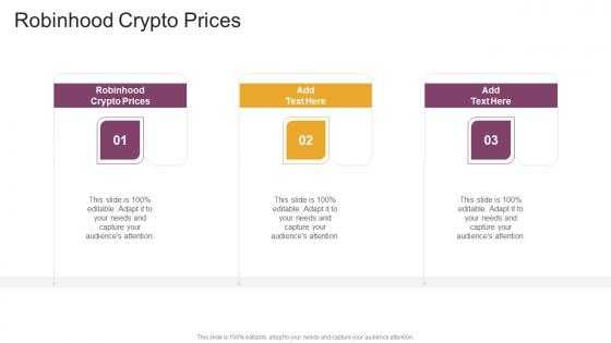 Robinhood Crypto Prices In Powerpoint And Google Slides Cpb