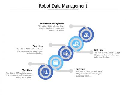 Robot data management ppt powerpoint presentation inspiration layout cpb