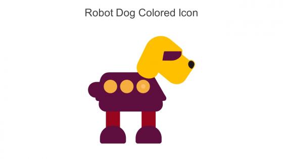 Robot Dog Colored Icon In Powerpoint Pptx Png And Editable Eps Format