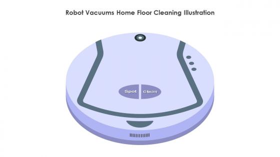 Robot Vacuums Home Floor Cleaning Illustration