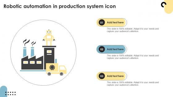 Robotic Automation In Production System Icon