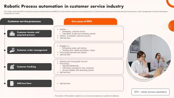 Robotic Process Automation In Customer Service Industry