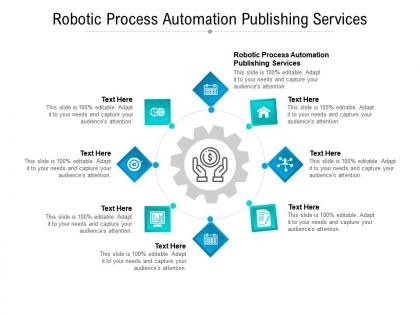 Robotic process automation publishing services ppt gallery inspiration cpb