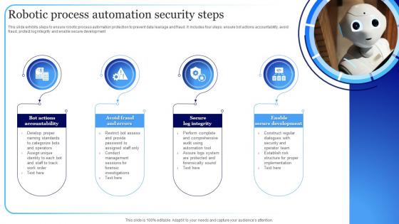 Robotic Process Automation Security Steps