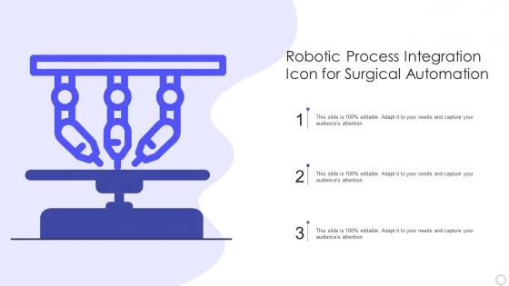 Robotic Process Integration Icon For Surgical Automation