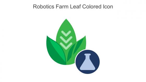 Robotics Farm Leaf Colored Icon In Powerpoint Pptx Png And Editable Eps Format