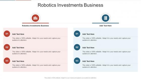 Robotics Investments Business In Powerpoint And Google Slides Cpb