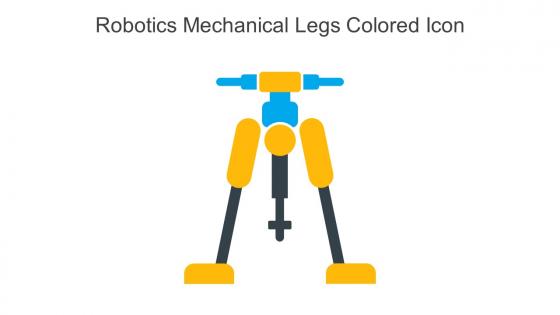 Robotics Mechanical Legs Colored Icon In Powerpoint Pptx Png And Editable Eps Format