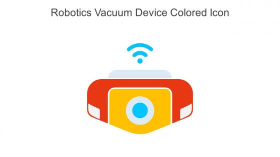 Robotics Vacuum Device Colored Icon In Powerpoint Pptx Png And Editable Eps Format