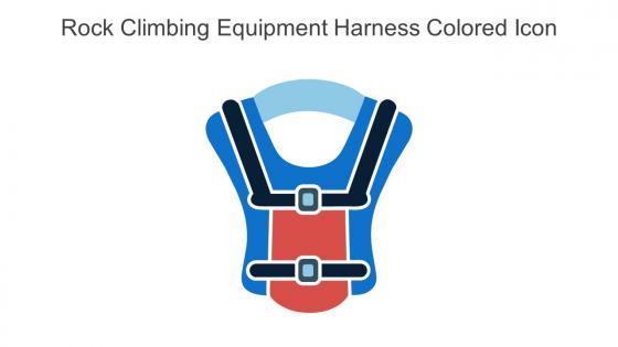 Rock Climbing Equipment Harness Colored Icon In Powerpoint Pptx Png And Editable Eps Format