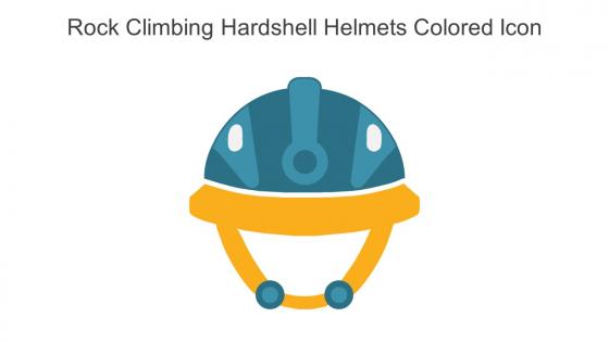 Rock Climbing Hardshell Helmets Colored Icon In Powerpoint Pptx Png And Editable Eps Format