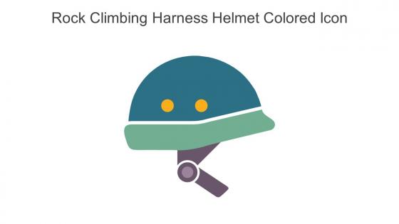 Rock Climbing Harness Helmet Colored Icon In Powerpoint Pptx Png And Editable Eps Format