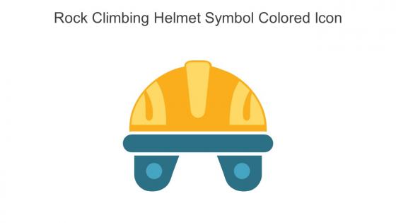 Rock Climbing Helmet Symbol Colored Icon In Powerpoint Pptx Png And Editable Eps Format